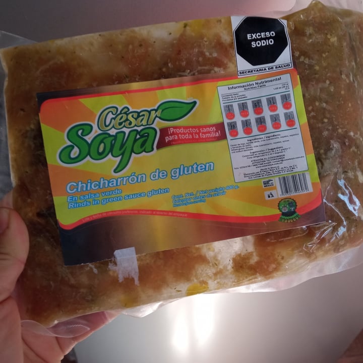 review photo of César Soya Chicharrón en salsa verde shared by @aleavleon on 16 Feb 2021 - review