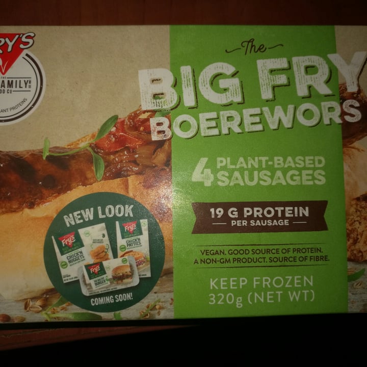 review photo of Fry's Family Food The Big Fry Boerewors shared by @elnaveg on 01 Mar 2021 - review