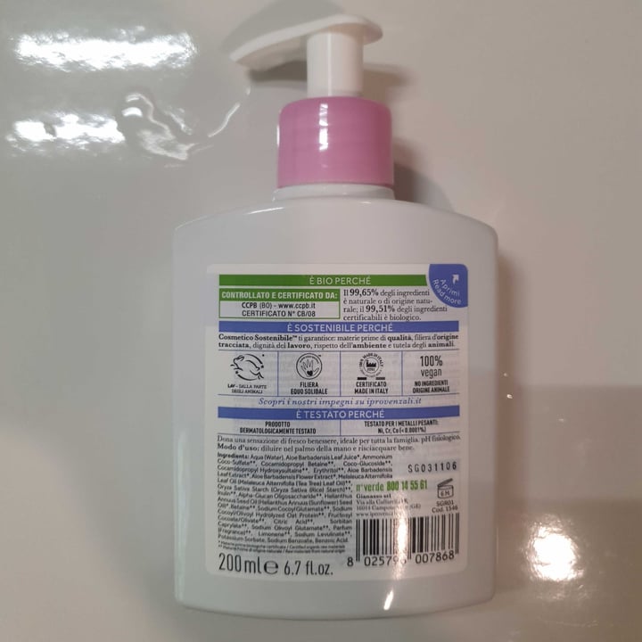 photo of I Provenzali bio Detergente intimo biologico Aloe e Tea Tree Oil shared by @saiveg on  11 Jun 2022 - review