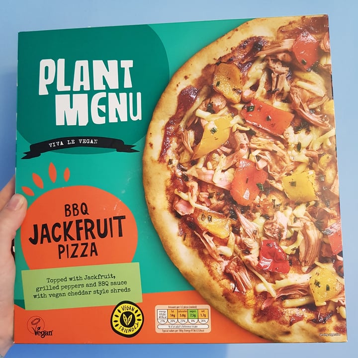 photo of Plant Menu BBQ Jackfruit Pizza shared by @alicesabrina on  08 Oct 2020 - review