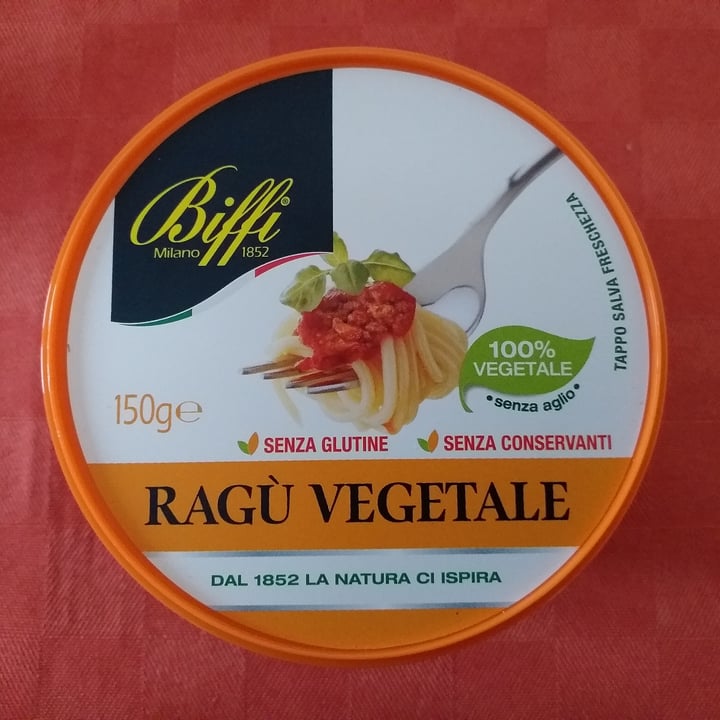 photo of Biffi ragù vegetale shared by @alessiac83 on  21 Aug 2022 - review