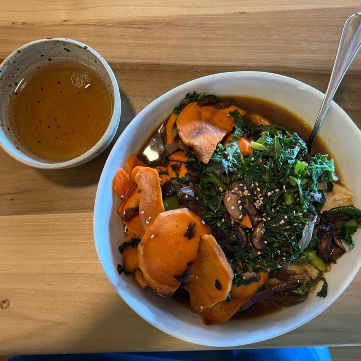 review photo of Opuntia Cafe Japanese Bowl with Tofu shared by @puristvegan on 07 Apr 2022 - review