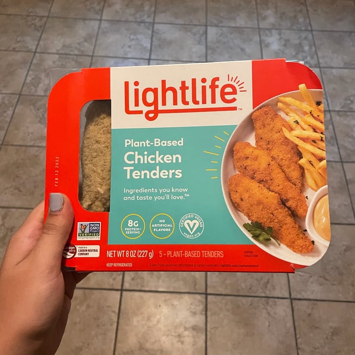 photo of Lightlife Plant-Based Chicken Tenders shared by @zoeadamopoulos on  28 Sep 2021 - review