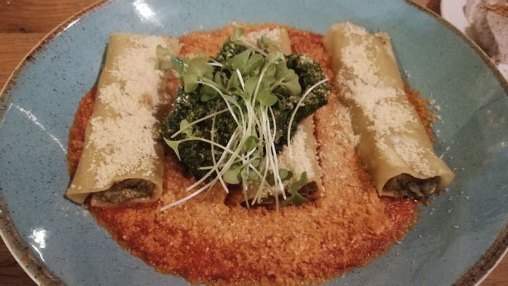 photo of 416 (Four One Six) Spinach Cannelloni shared by @atarherbivora on  27 Aug 2019 - review