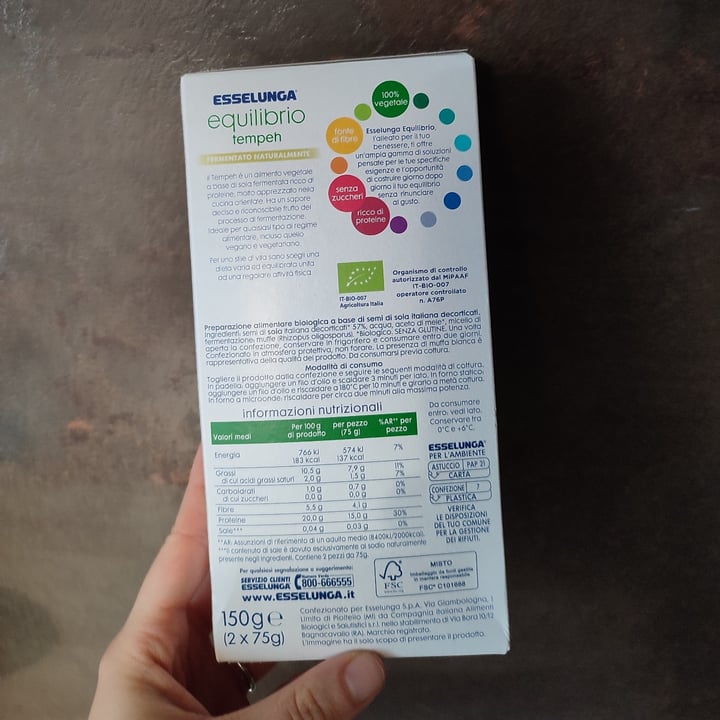 photo of Esselunga tempeh shared by @guancine on  15 Apr 2022 - review