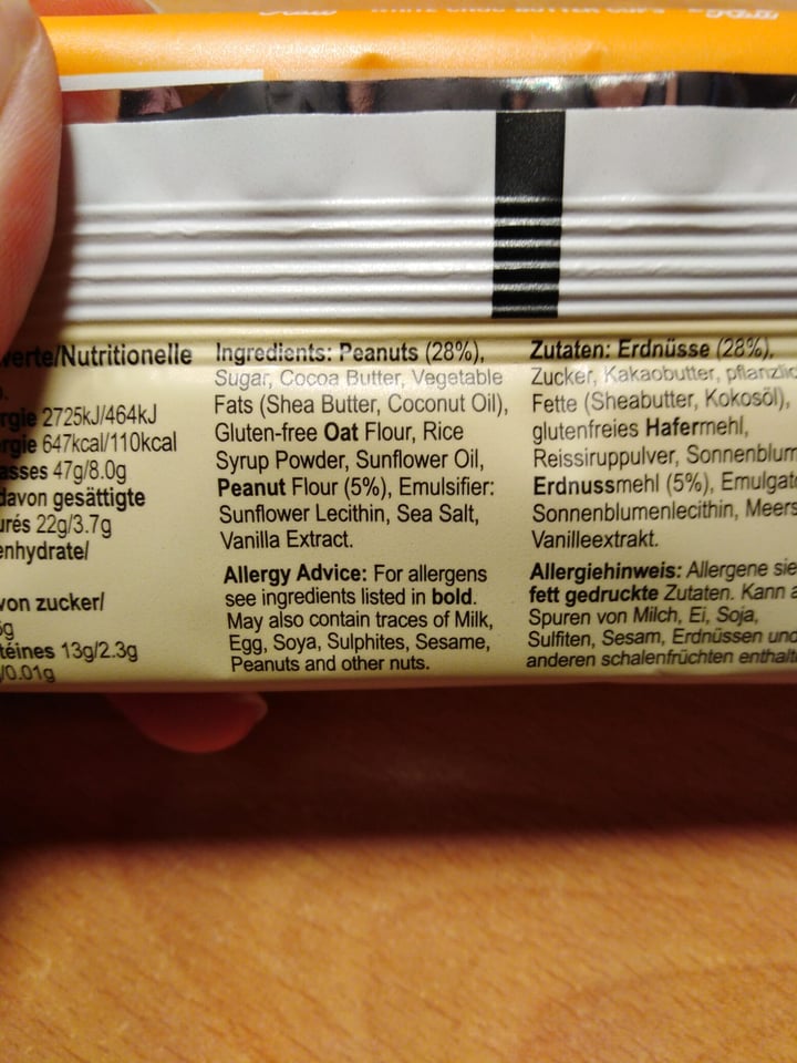 photo of LoveRaw Peanut butter cups white choc shared by @llucia on  27 Oct 2022 - review