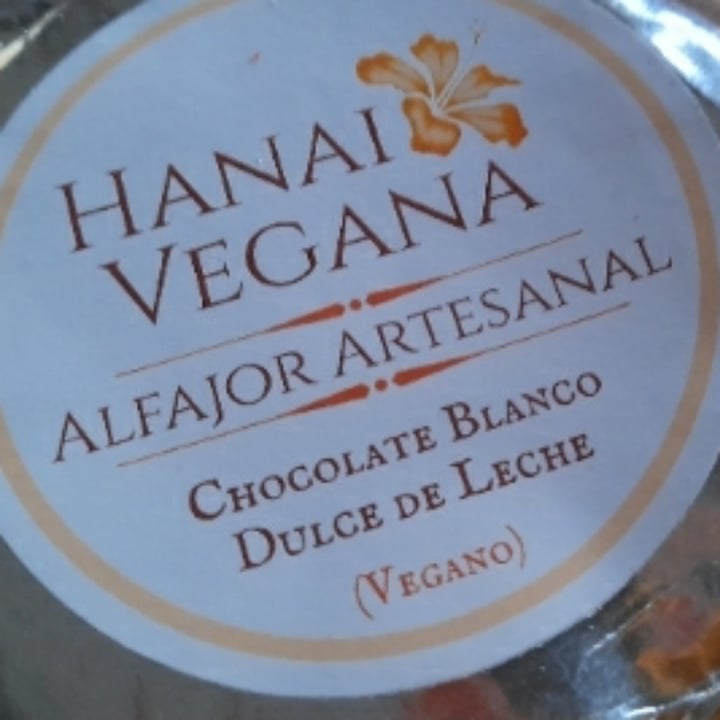 photo of Hanai Vegana Alfajor Chocolate Blanco shared by @dexter on  13 Jan 2021 - review