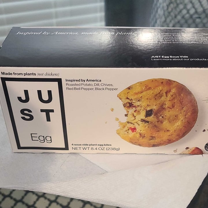 photo of JUST Egg Sous Vide Plant Egg Bites Inspired by America shared by @hweeder on  17 May 2022 - review