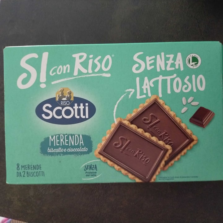 photo of Sì Con Riso Biscotto con tavoletta di cioccolato fondente shared by @tiz92 on  08 Sep 2022 - review