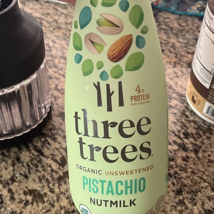 photo of Three trees Pistachio Nutmilk (Organic Unsweetened) shared by @danibernauer on  10 May 2022 - review