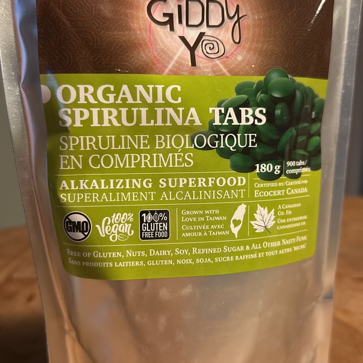 photo of Giddy Yo Spirulina Tabs Organic shared by @tanyalynn on  24 Nov 2022 - review
