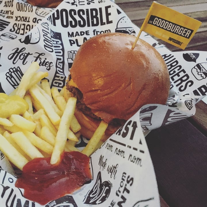 review photo of The Goodburger Food Truck Impossible burger shared by @nomadicjen on 23 Mar 2020 - review