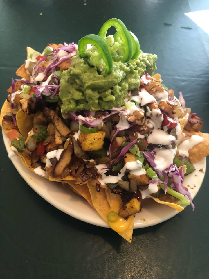 review photo of Luna Verde Vegan Mexican Restaurant Todo Nachos shared by @sp3416 on 23 Aug 2019 - review