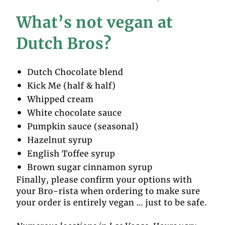 review photo of Dutch Bros Coffee Dark Chocolate macadamia nut Latte With Coconut Milk shared by @katiej245 on 03 Sep 2020 - review