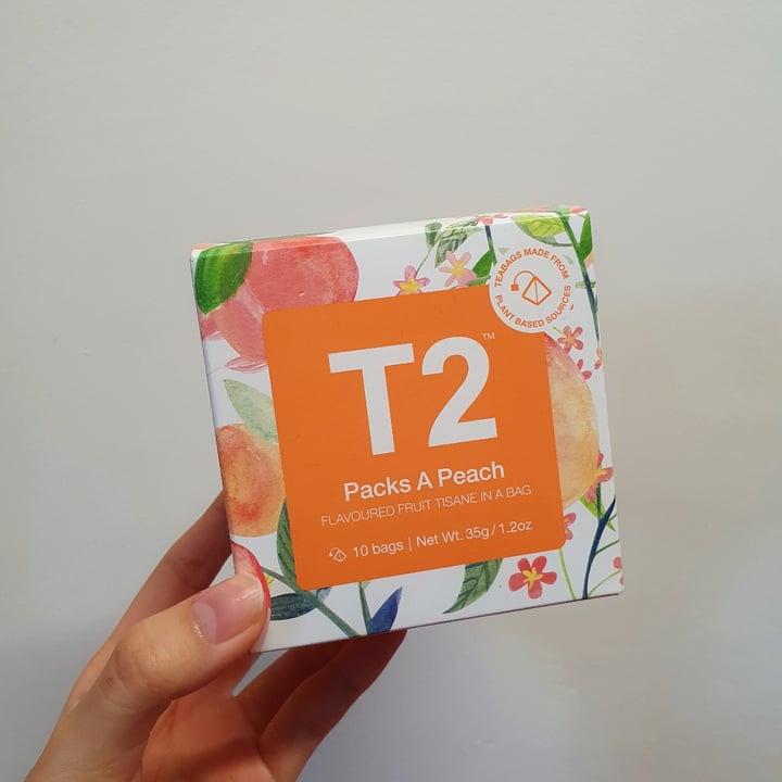 photo of T2 Tea Packs A Peach shared by @iloveveggies on  10 Sep 2021 - review