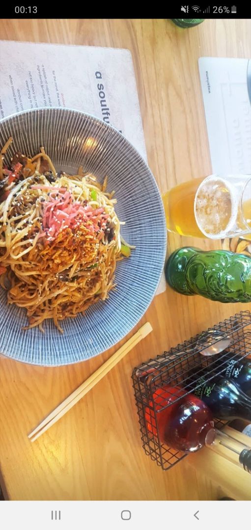 photo of Wagamama Leeds Trinity Mushroom Yakisoba shared by @leahrng on  25 Dec 2019 - review