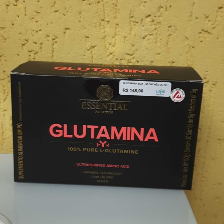 photo of Essential Nutrition Glutamina shared by @flavinhacardoso on  12 May 2022 - review