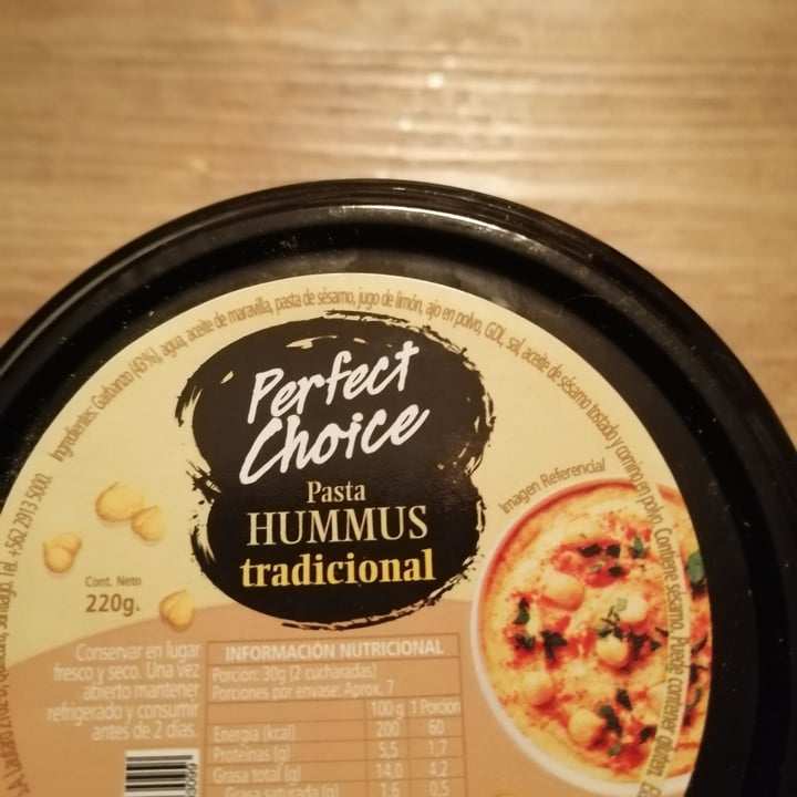 photo of Perfect Choice Hummus Tradicional shared by @veglovers on  17 Nov 2021 - review