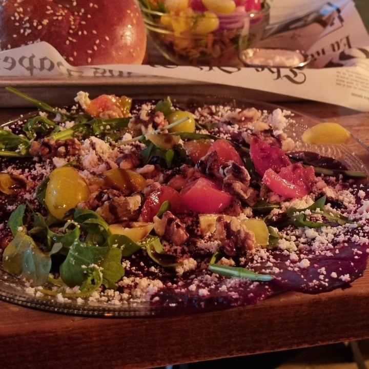 photo of Shuffle Bar Beetroot carpaccio shared by @mgutmann on  02 Mar 2022 - review