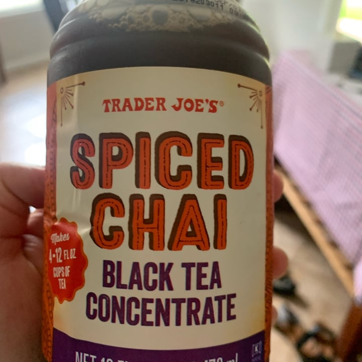 review photo of Trader Joe's Spiced Chai Black Tea Concentrate shared by @nikkidavisarmstrong on 27 May 2022 - review