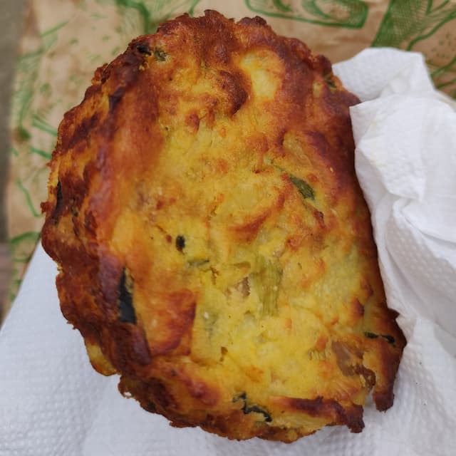 Photo of the dish “Minitortilla de patata, calabacín y puerro”