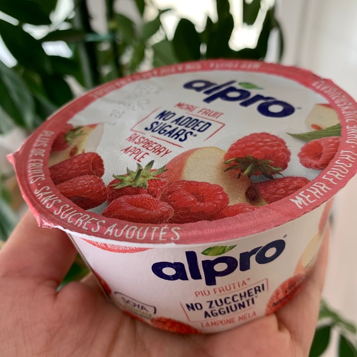 photo of Alpro Più frutta, Yogurt di Soya al Lampone e Mela shared by @aleglass on  22 May 2021 - review