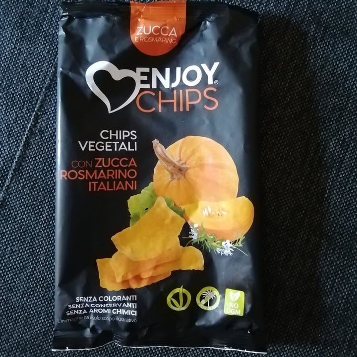 photo of Enjoy Chips Chips vegetali con zucca e rosmarino shared by @felv on  05 Dec 2022 - review