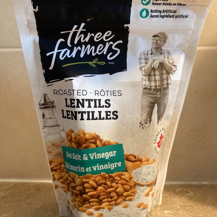 photo of Three Farmers Roasted lentils- sea salt and vinegar shared by @happyhorse on  07 Jul 2021 - review
