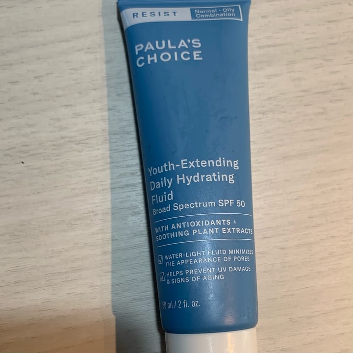 photo of Paula's Choice Youth-Extending Daily Hydrating Fluid shared by @belleflen02 on  03 Dec 2021 - review