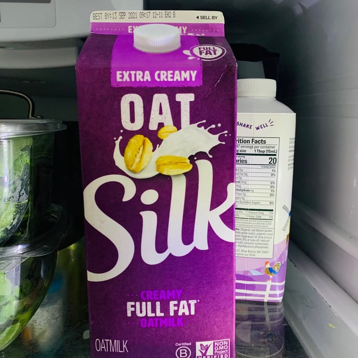 photo of Silk Extra creamy full fat oat milk shared by @allhess on  08 Aug 2021 - review