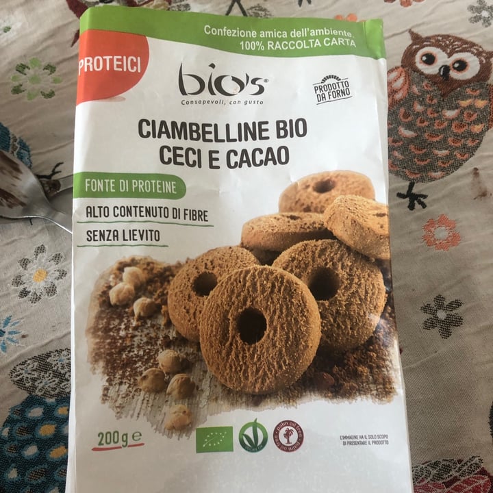 photo of Bio's Consapevoli, con gusto Ciambelline Bio Ceci E Cacao shared by @apprendistaveg on  03 Sep 2021 - review