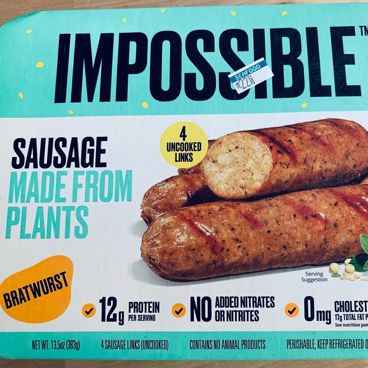 Impossible Foods Impossible Bratwurst Reviews abillion