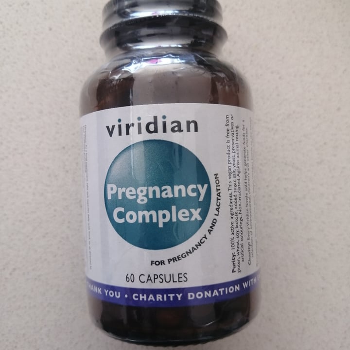 photo of Viridian Nutrition Pregnancy Complex shared by @thegreendietitian on  21 Feb 2021 - review