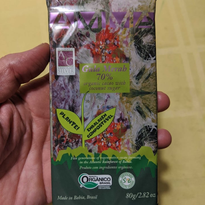 photo of AMMA Chocolate AMMA 70% Gula Merab shared by @fernandoimperio on  15 Jul 2021 - review