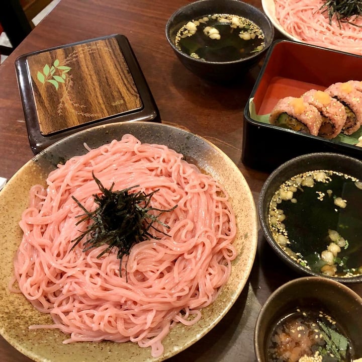 photo of Hoshina 櫻花季桜色柚香沾麵 Sakura Season Cold Noodle shared by @froggie5 on  04 Mar 2021 - review