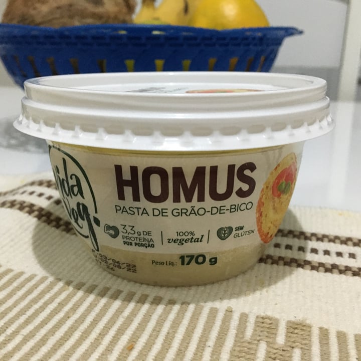 photo of Vida Veg homus de grão de bico shared by @carlaolfernandes on  18 Jun 2022 - review
