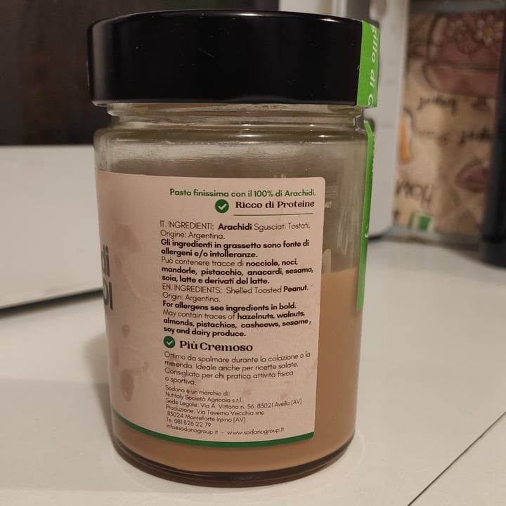 photo of Sodano group Organic Burro di Arachidi shared by @mik0607 on  25 Nov 2021 - review