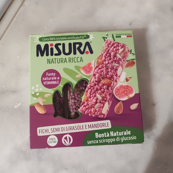 review photo of Misura Barretta fichi semi di girasole e mandorle - Natura Ricca shared by @aalis on 07 Sep 2022 - review