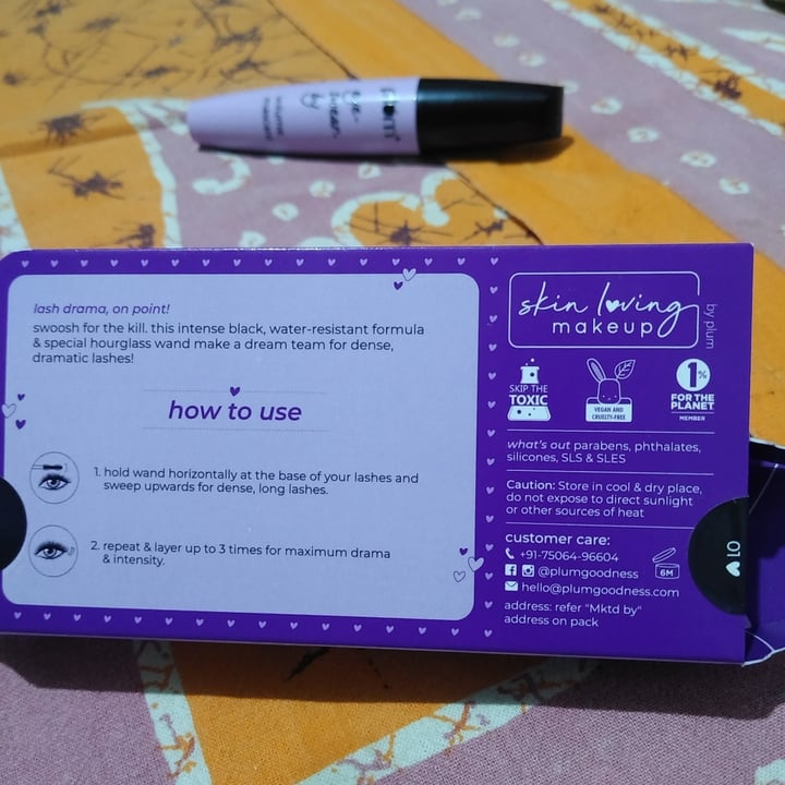 photo of Plum Eye-Swear-By Volume Mascara shared by @anjunj on  03 May 2022 - review