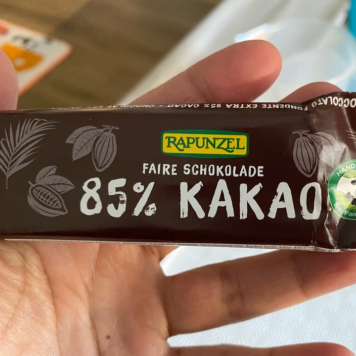 photo of Rapunzel Faire Schokolade 85% Kakao shared by @maliga on  20 Mar 2022 - review