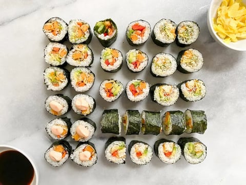 Make your own vegan sushi at home
