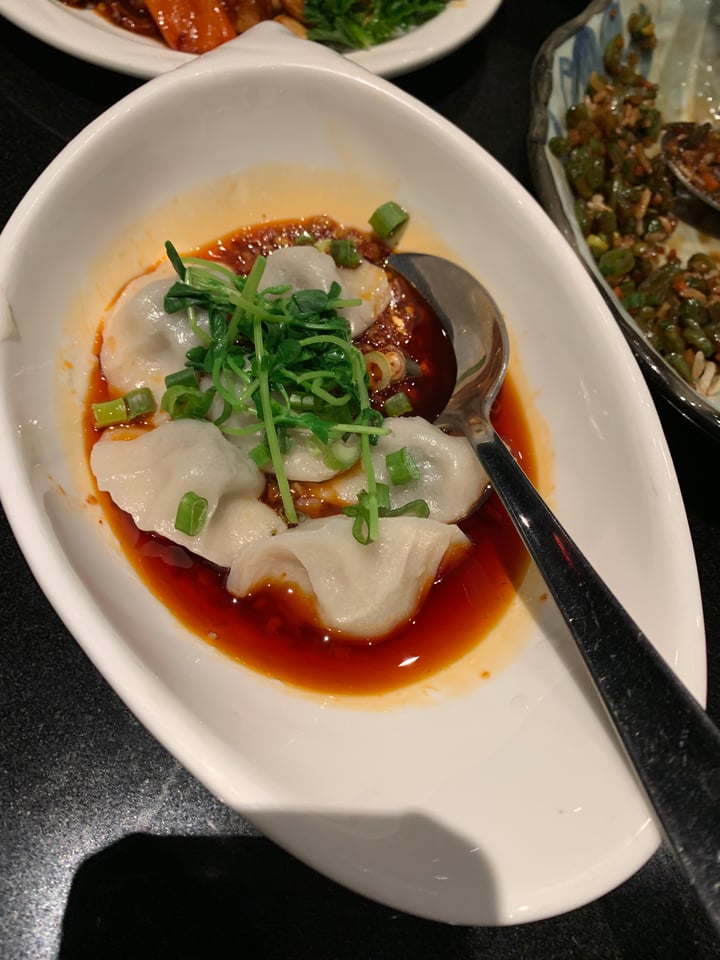 photo of Qi - House of Sichuan Chili Oil Vegetarian Wontons shared by @pal on  28 Mar 2019 - review
