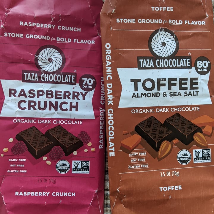 photo of Taza Chocolate TAZA CHOCOLATE  70%  Raspberry Crunch shared by @jayvgn on  06 Dec 2021 - review