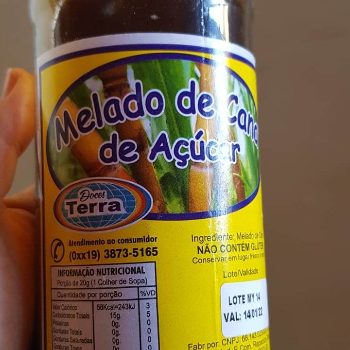 photo of Doces Terra Melado de cana shared by @amanti-cozinhavegana on  03 Aug 2021 - review