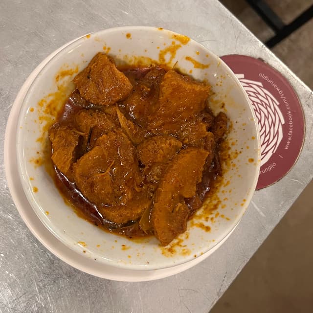 Photo of the dish “Lion Mane Rendang”