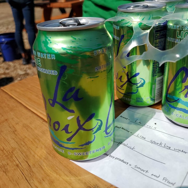 photo of La Croix Lime shared by @naokim21 on  13 Mar 2021 - review