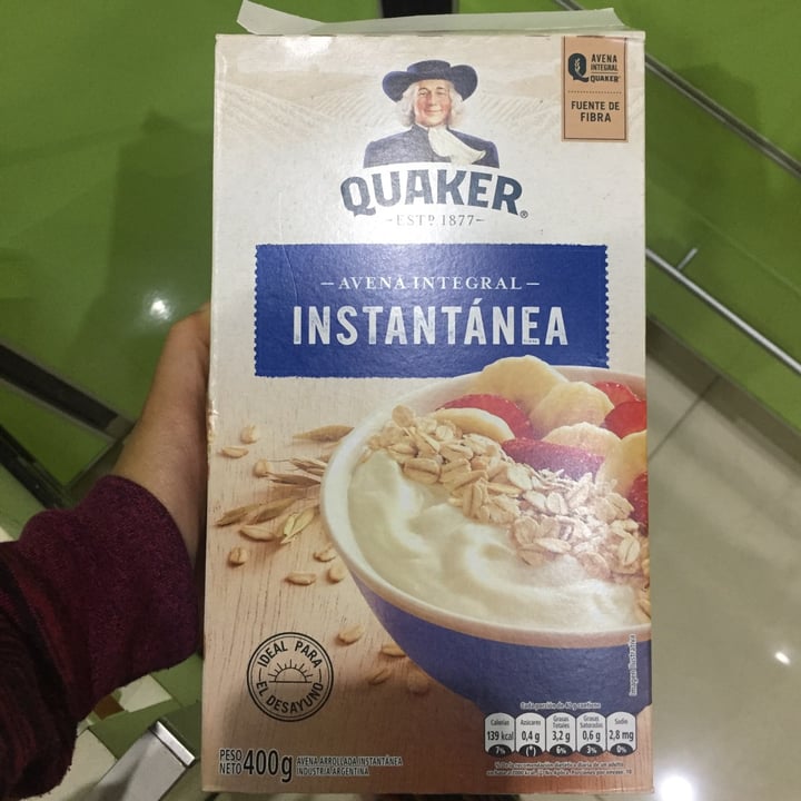 photo of Quaker Avena Integral Instantánea shared by @maguiigon on  03 Oct 2020 - review