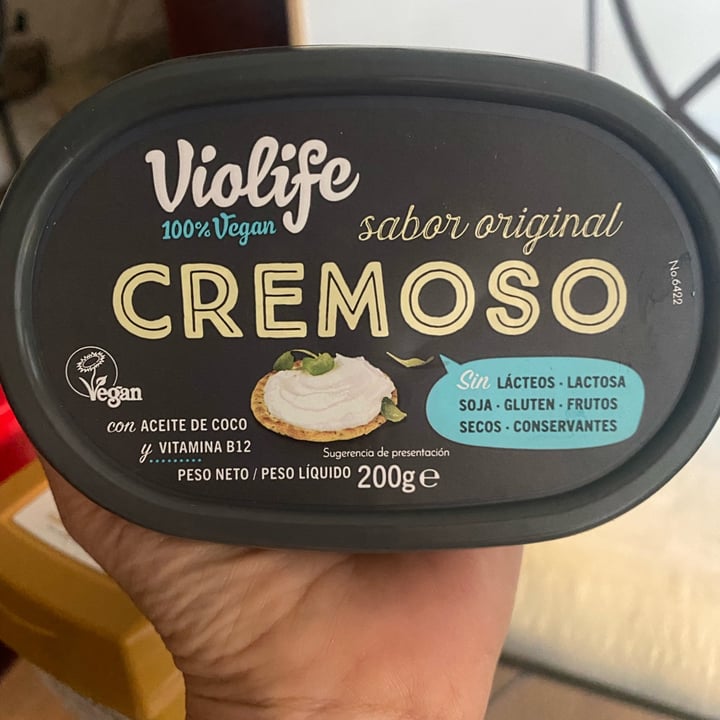 photo of Violife Queso Untable Cremoso sabor Original shared by @laveseria2 on  29 Jun 2022 - review