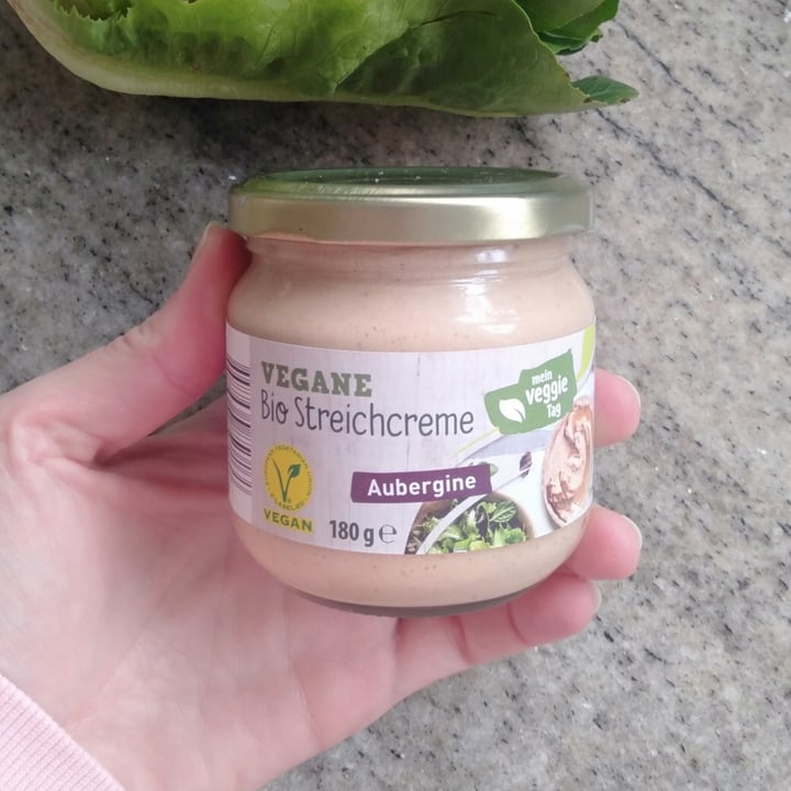 review photo of Mein Veggie Tag Bio Streichcreme Aubergine shared by @emmimariwa on 18 Oct 2021 - review