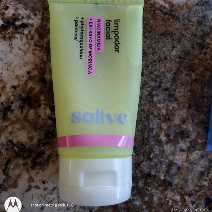 photo of Sallve Limpador Facial shared by @vidi on  01 May 2022 - review